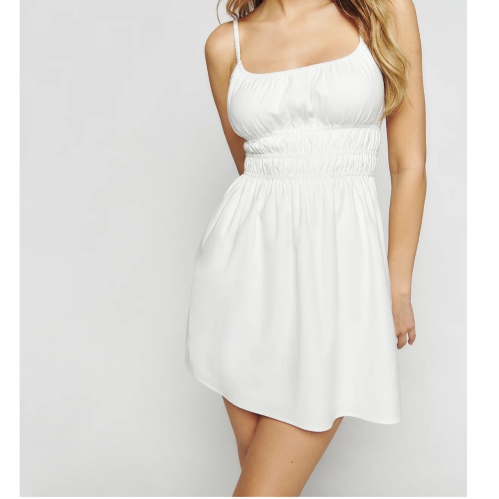 Reformation White Mini Dress